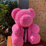 Extra Large Pink Rose Bear - Rose Bears Australia