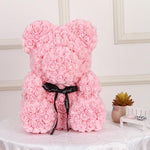 Large Baby Pink Rose Bear - Rose Bears Australia