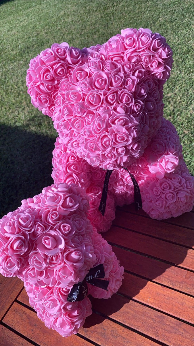 Large Pink Rose Bear Rose Bears Australia