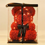Large Red Rose Bear - Rose Bears Australia