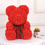 Large Red Rose Bear - Rose Bears Australia