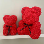 Large Red Rose Bear - Rose Bears Australia