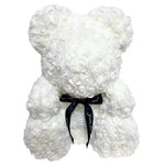 Large White Rose Bear - Rose Bears Australia