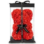 Diamond Red Rose Bear - Rose Bears Australia
