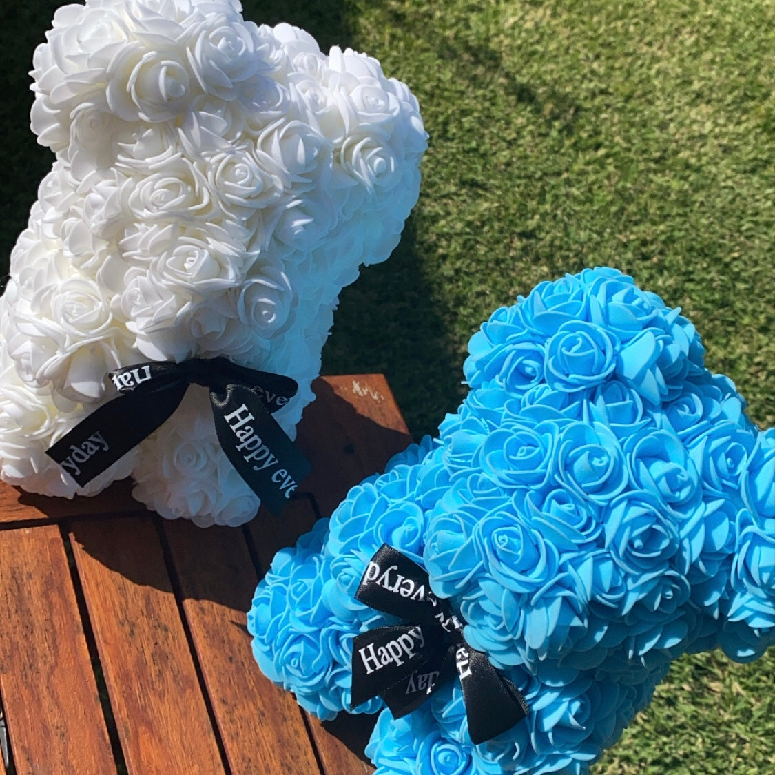 アーティストベア♡ ROSE BEAR様 Blue Rose Bear | Rose Bears Australia