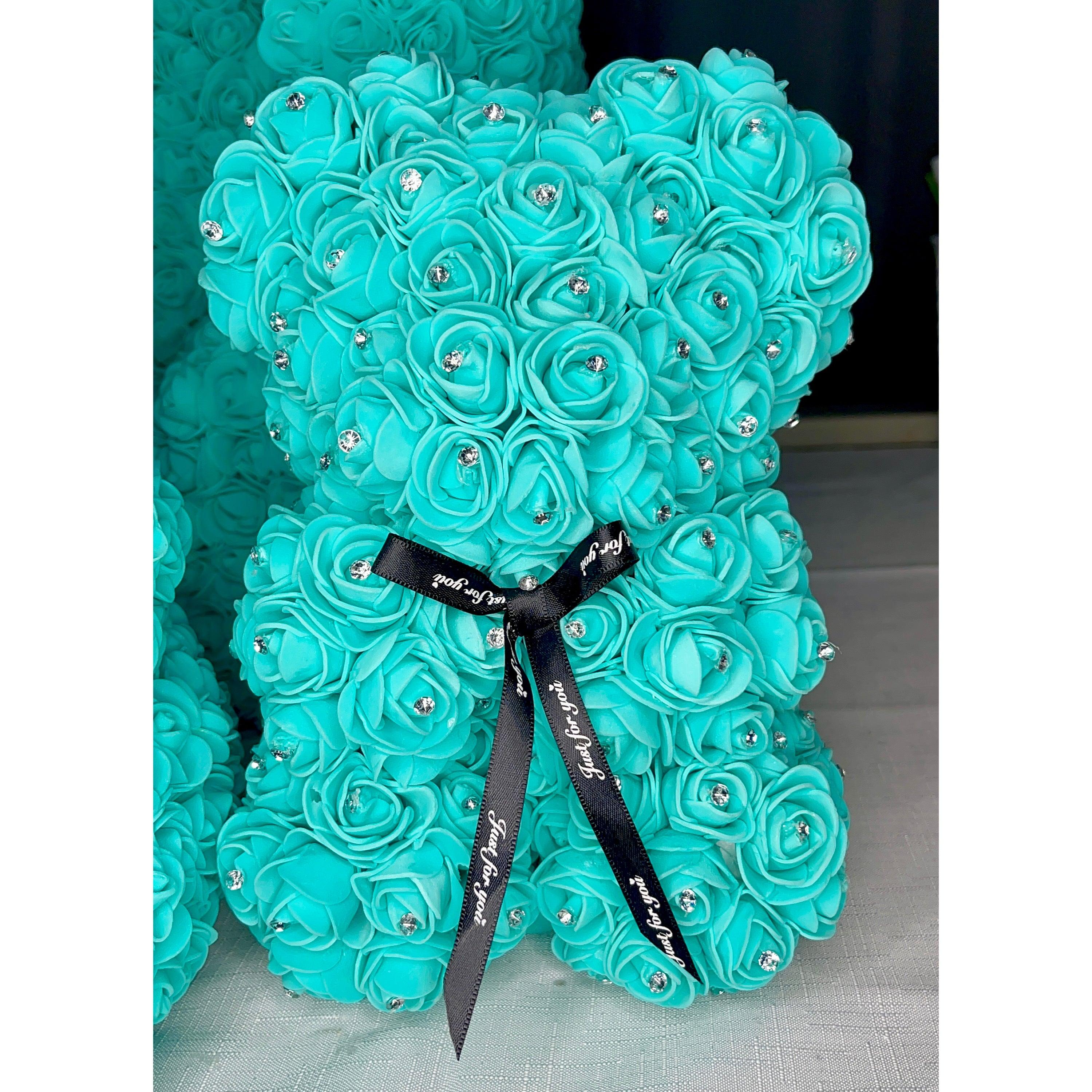 Diamond Tiffany Blue Rose Bear Rose Bears Australia