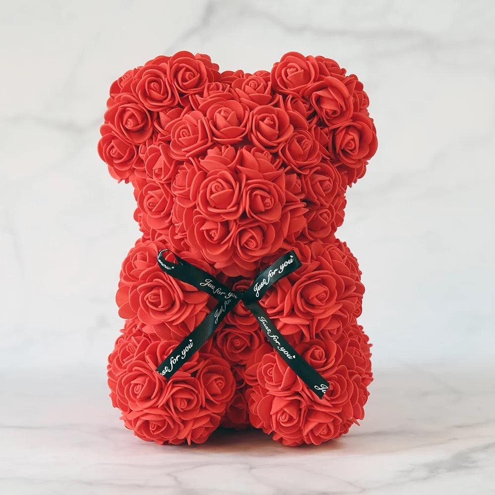 Red Rose Bear - Rose Bears Australia