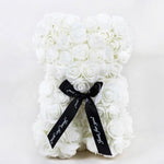 White Rose Bear - Rose Bears Australia